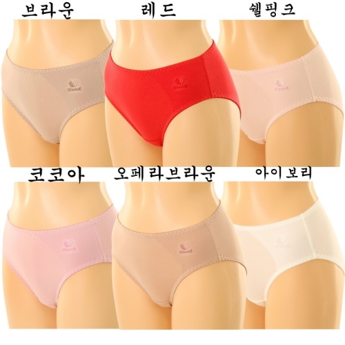 자스민 기본 면 모달 최고편한 여성팬티 요일팬티 WPT4123_이미지