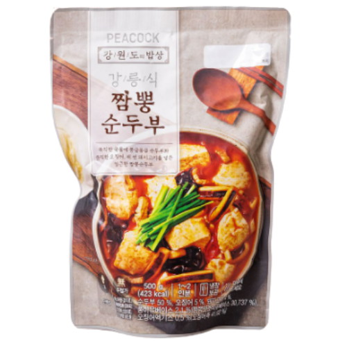 이마트 피코크 강릉식 짬뽕순두부 500g (2개)
