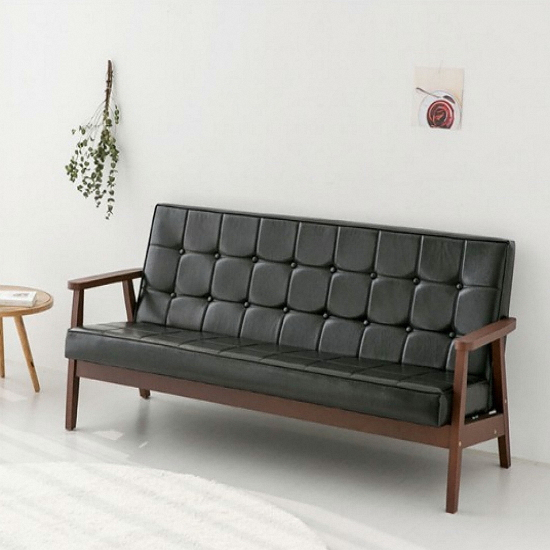 마켓비 BUGOK 가죽소파 3인용_이미지