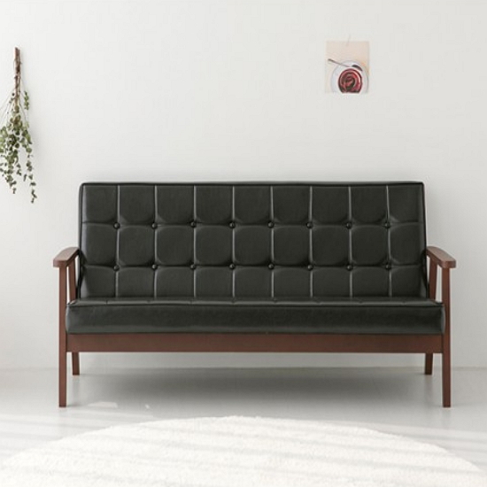 마켓비 BUGOK 가죽소파 3인용_이미지