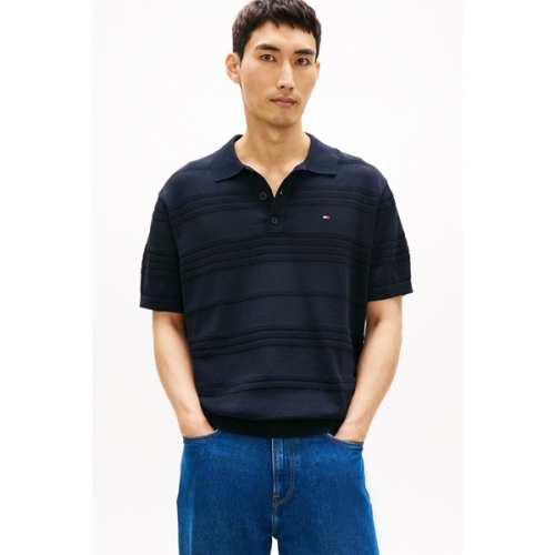 타미힐피거 종합관 남성 코튼 블렌드 폴로 셔츠 T12G1KPN260MT2 Z00
