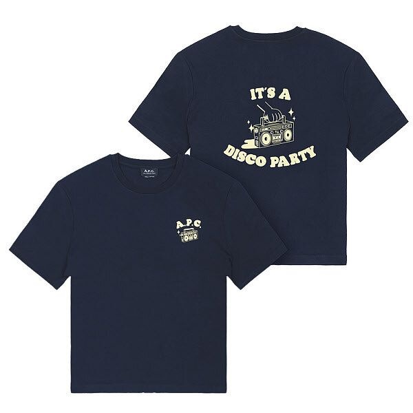 편집샵 미스터마초 COHGS M26530 IAK DARK NAVY DISCO 디스코 남성 반팔티