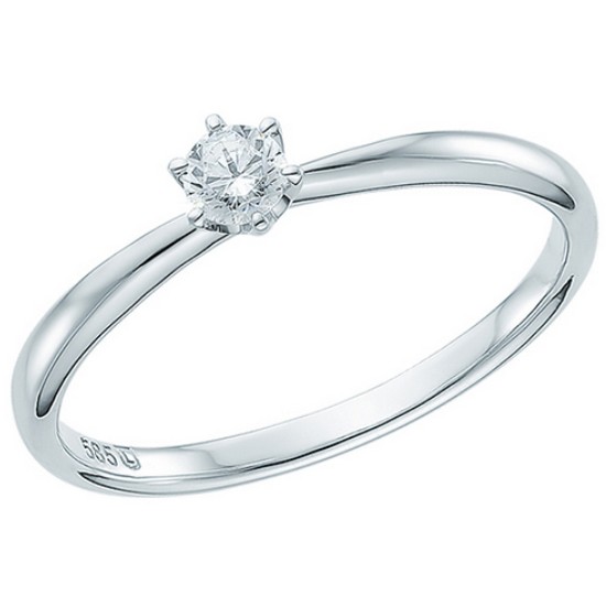 이랜드 로이드 로이드 로이드 L-DIAMOND 1부 6프롱 14K GOLD 반지 LRF21115D