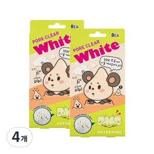 해서린 포어 클리어 코팩 화이트 8개입 4개_이미지