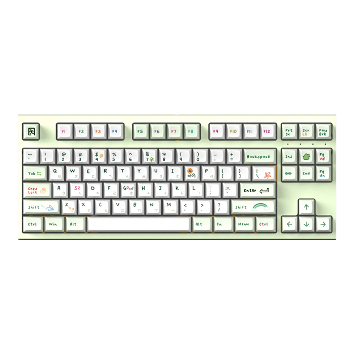 그루브스톤 GV8 수제윤활 그린크레용 MA (밀키V2축, 38g)_이미지