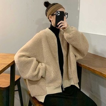 패션 베이지 후리스 점퍼_20300374_667501