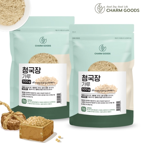김포맥아식품 참굿즈 청국장가루 500g (2개)