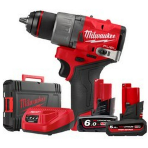 밀워키 M12 FDD2 (5.0Ah+6.0Ah, 배터리 2개)_이미지