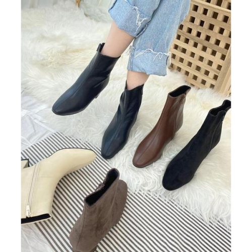 더블디 RJ-r18088 여성 스웨이드 가죽 편한 칼부츠 워커 S11099359