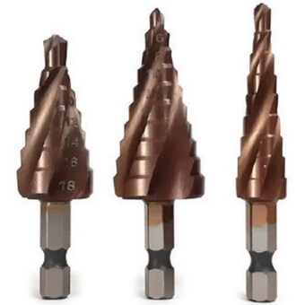 블랙불 <b>스텝</b><b>드릴</b><b>비트</b> 코발트 SBT-3S (3pcs)
