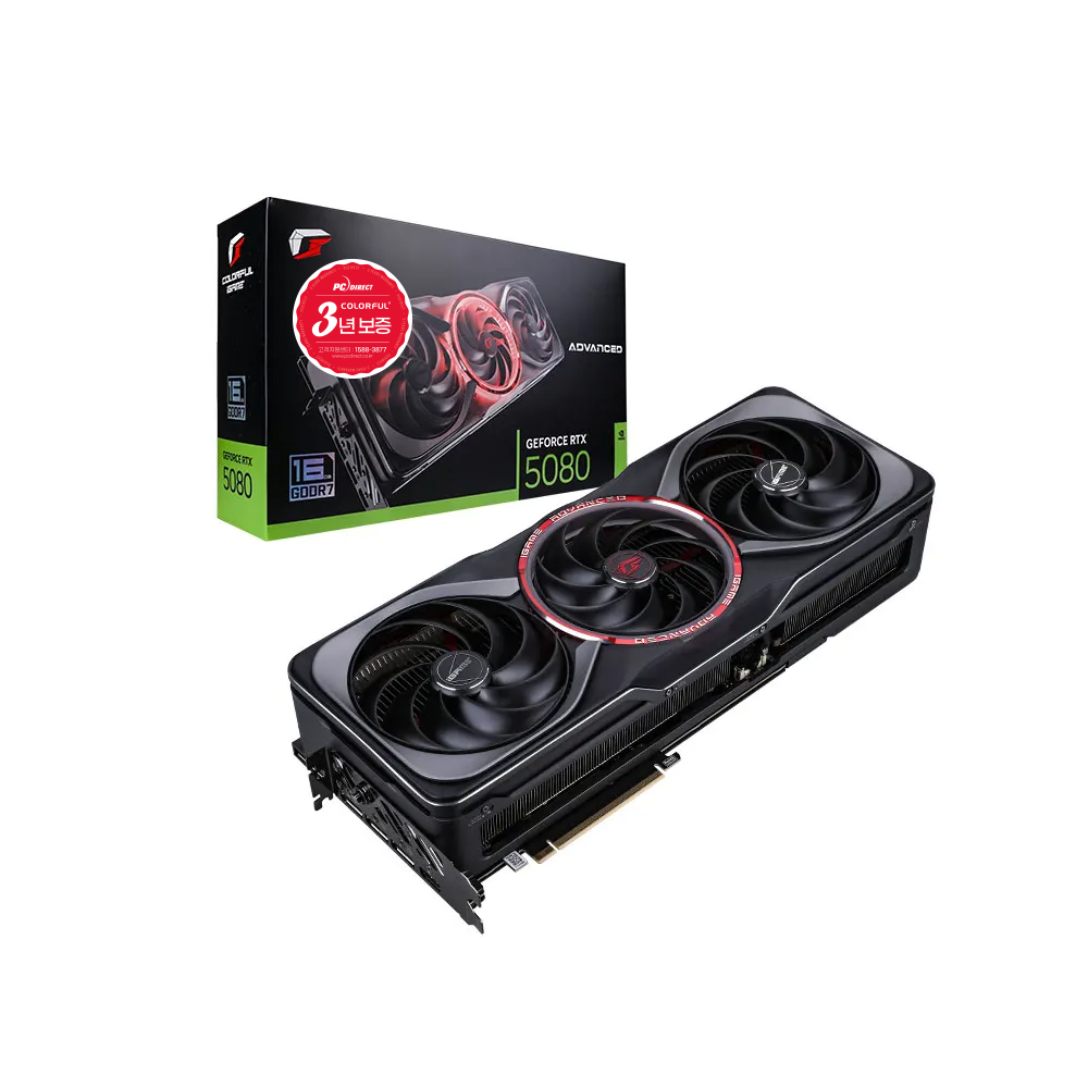 COLORFUL iGame 지포스 RTX 5080 Advanced OC D7 16GB 피씨디렉트_이미지