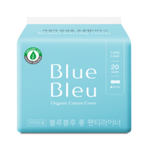 유기농 순면커버 롱 팬티라이너 20개