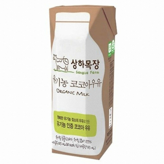 매일유업 상하목장 유기농 코코아 우유 125ml (3개)