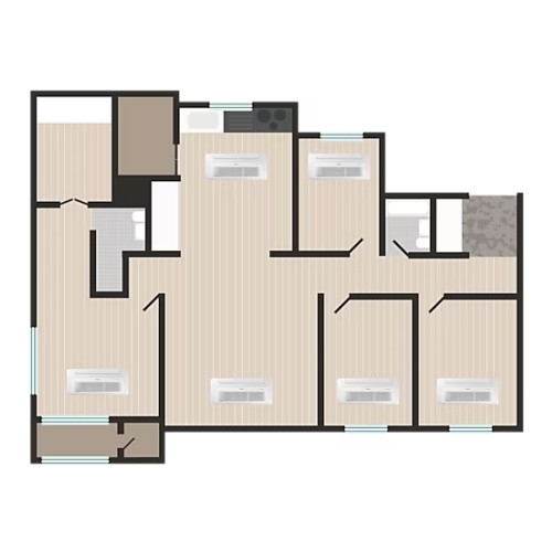 삼성전자 무풍에어컨 단배관 청정 6실 AJ50AFS6P54CSY (기본설치비 포함)