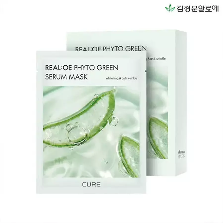 김정문알로에 라센스 로에 큐어 피토그린 세럼 마스크 (50매)_이미지