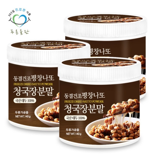 푸른들판 평창 노란콩 청국장 분말 140g (3개)_이미지