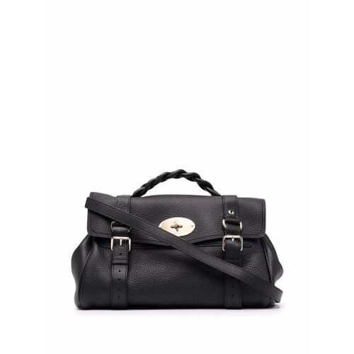 멀버리 bcd HH6746736A100 블랙 레더 알렉사 핸들 백 B0480968162