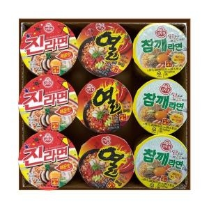 농심 진라면매운맛컵3개 + 열라면컵3개 + 참깨라면컵3개_이미지