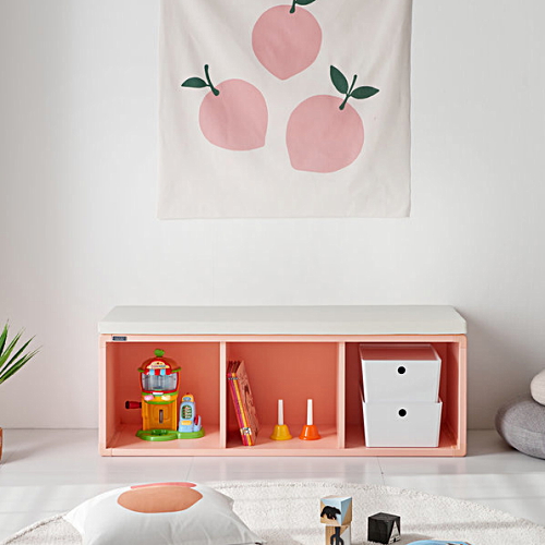 우림가구 트리니 JUDY 벤치 책장 1200