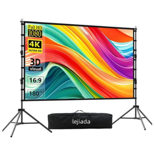 LEJIADA 프로젝터 스탠드 스크린 해외구매 (120인치, SCREEN-120ST)_이미지
