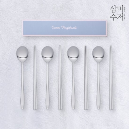 SMF 삼미수저 기본 무광 한수저 4벌_이미지