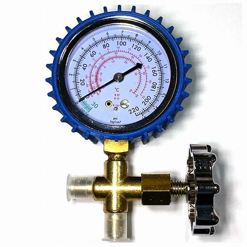 싱글 저압 매니폴드 구냉매 게이지 R12 R22_이미지