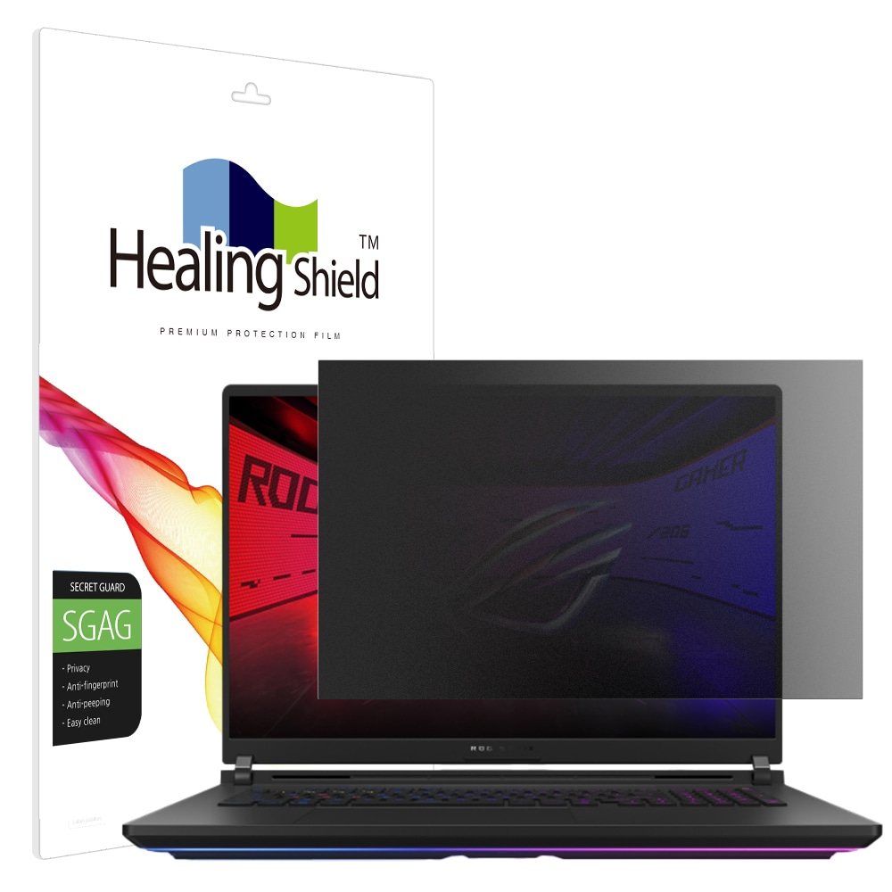 폰트리 힐링쉴드 ASUS ROG Strix SCAR 18 G835 2025 프라이버시 저반사 사생활 보호필름이미지입니다. 누르면 해당 게시물로 새창이동합니다.
