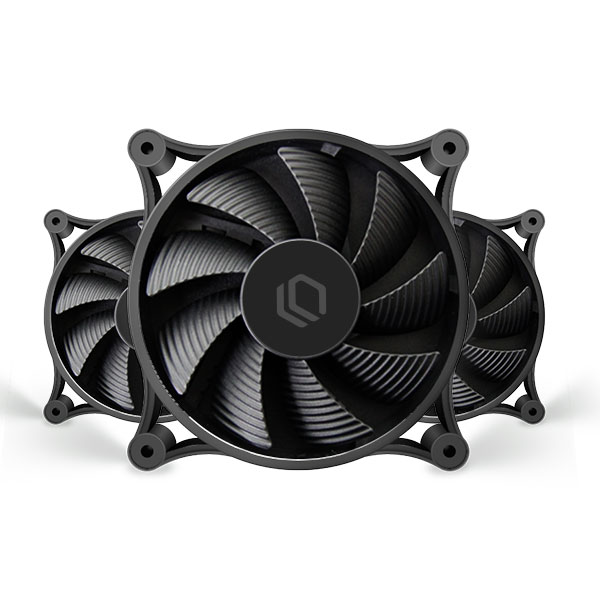 LEADCOOL 120 PWM BLACK 3PACK 