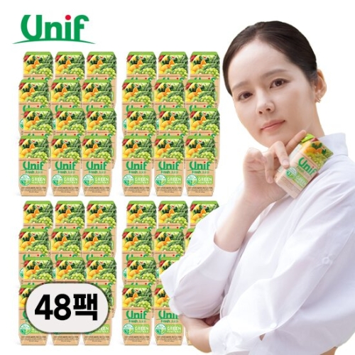 유니프 믹스 그린 베지터블 주스 200ml (48개)_이미지