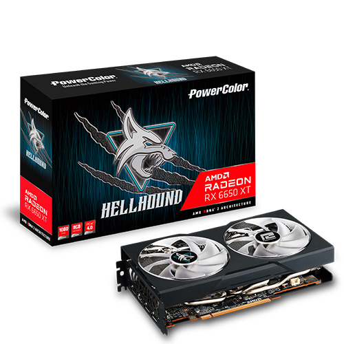 PowerColor 라데온 RX 6650 XT Hellhound D6 8GB_이미지