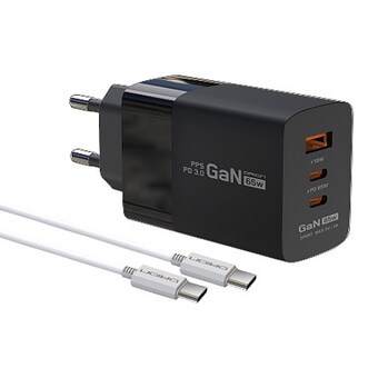 드리온 PD PPS <b>65W</b> 3포트 GaN <b>충전기</b> DR-PD<b>65W</b>-HC7
