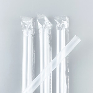 투고팩 버블티 롱 일자빨대 투명 28cm (2,000개)_이미지