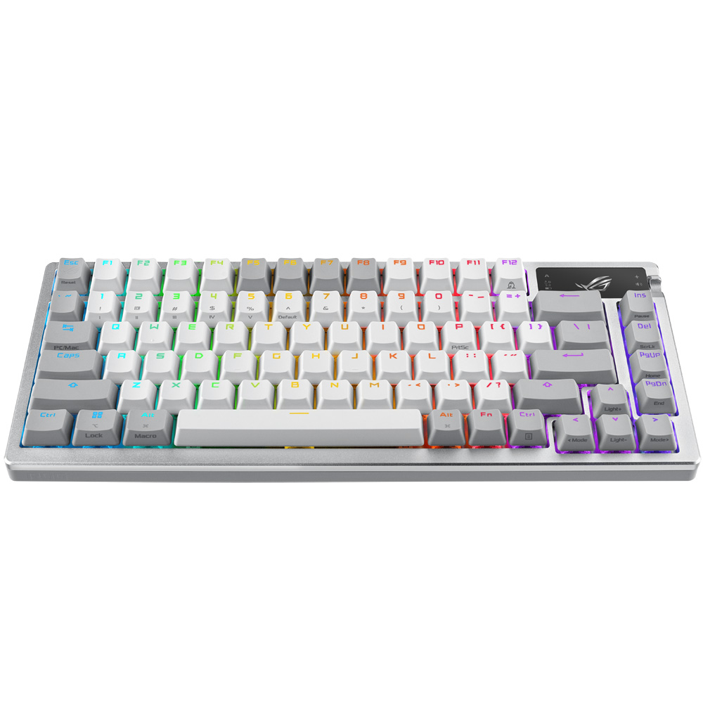ASUS ROG AZOTH WHITE PBT 유무선 한글 (RED축)_이미지