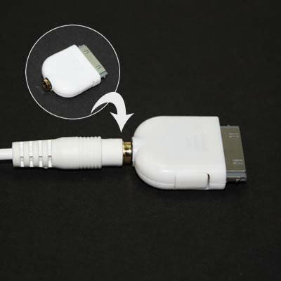 라이트컴 COMS 아이폰 사운드 케이블Stereo + 2RCA A3566_이미지