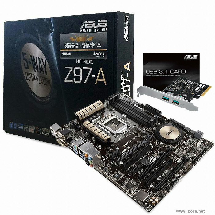 Z97-A + USB3.1 CARD 아이보라