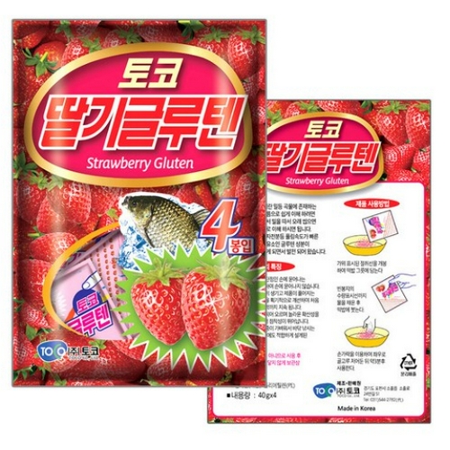 토코 딸기 글루텐 4봉입_이미지