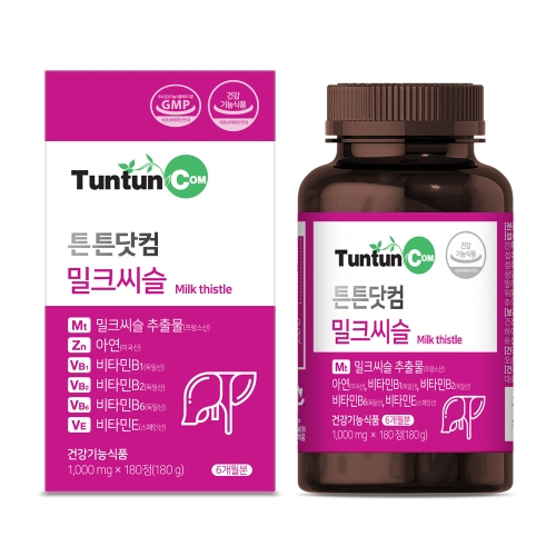  튼튼닷컴 밀크씨슬 1000mg 180캡슐 1개