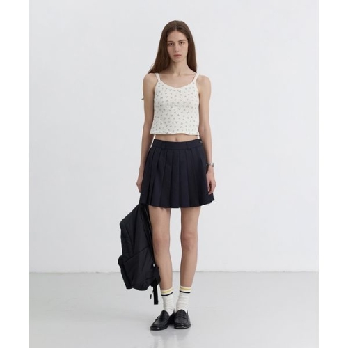 던스트 ltgt 포 우먼 DUNST FOR WOMEN MINI PLEATS SKIRT_UDSK5B233_NAVY UDSK5B233..