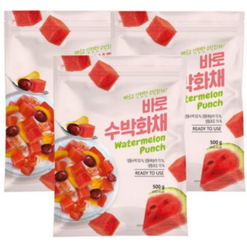 자연원 바로 수박화채 500g (3개)_이미지