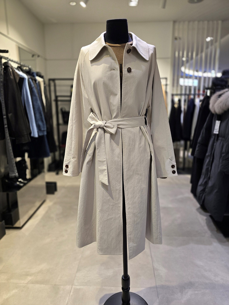 SISLEY 벨티드 싱글 트렌치코트 SACTA1611_이미지