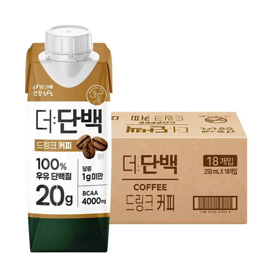 빙그레 더단백 드링크 커피 250ml (2개)_이미지