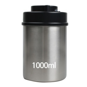 제니스코 빈스업 스텐레스 진공밀폐통 1000ml 원두_이미지