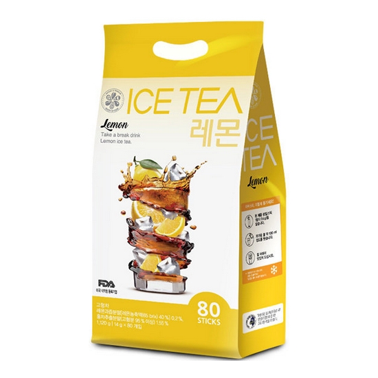 꽃샘식품 꽃샘 레몬 아이스티 14g 80개입 [2개]