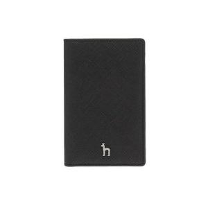  헤지스 남성 블랙 가죽 카드지갑_HIHO0E131BK