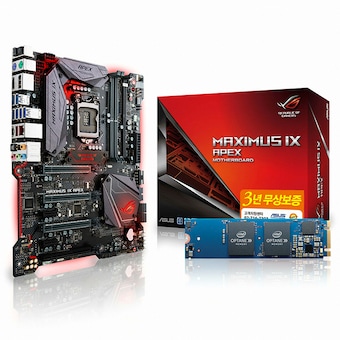 ASUS ROG MAXIMUS IX APEX + 옵테인 메모리 16GB 코잇
