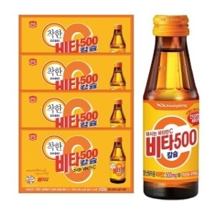 광동제약 광동 <b>비타</b><b>500</b> 칼슘 100ml 10입 x4박스
