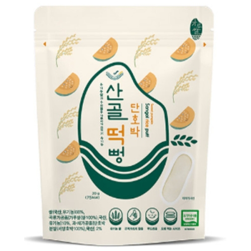에코맘 산골 떡뻥 단호박 20g (15개)_이미지