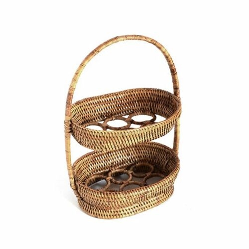 천연 라탄 에그 바스켓 바구니 빨래 다용도 수납 정리 박스 리빙 수건 미얀마 인테리어 매트 홀더 트