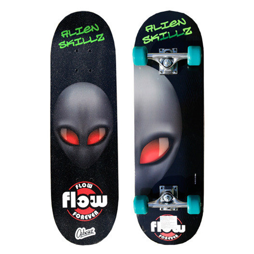 HGL 오즈보즈 스케이트보드 28인치 블랙외계인_이미지