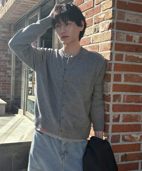 제너럴아이디어 MAN 핸드 스티치 레이어드 가디건 GREY GF1MKC005 GF1MKC005GR 417469_이미지